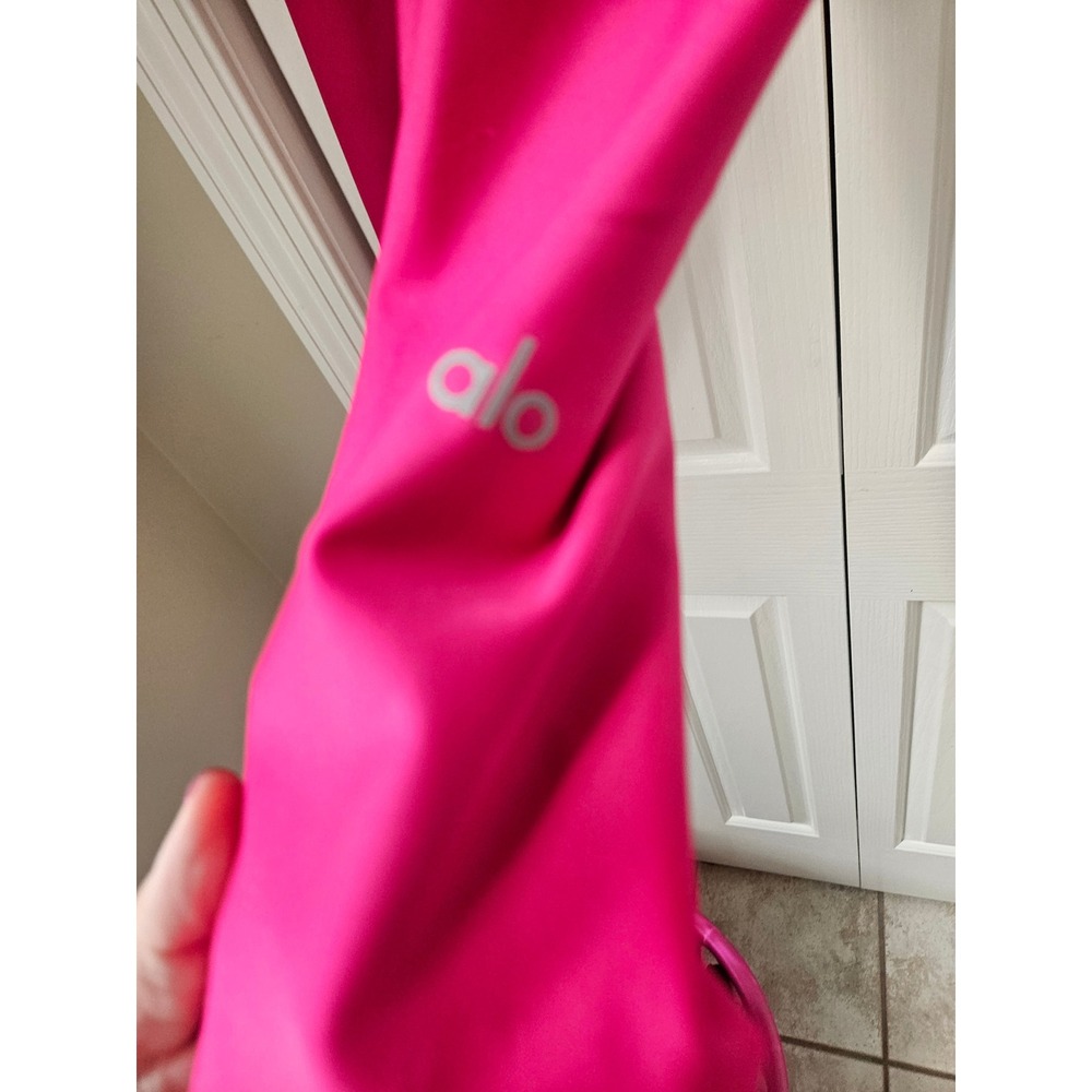 Alo Yoga High Waist Airbrush Leggings Pink Womens Medium W5473R - Picture 2 of 4